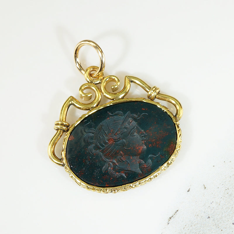 Artemis Intaglio in Bloodstone