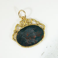Artemis Intaglio in Bloodstone