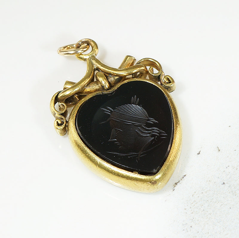 Black Heart Intaglio