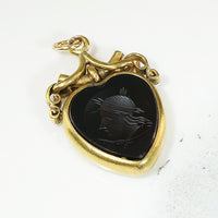 Black Heart Intaglio