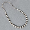 Navajo "Pearl" Sterling Beads with Rocker Stamps
