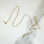 Antique 14k Yellow Gold Paperclip Chain