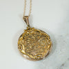 Gorgeous Foliate Engraved 9ct Gold Locket