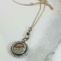 Hand Painted 18thc Miniature Locket Pendant