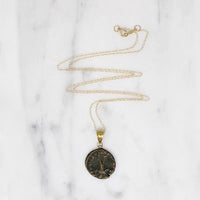 Roman Emperor Constantius II Coin Gold Necklace