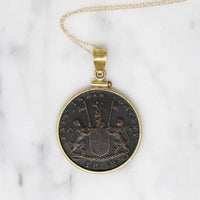 X Cash East India Co. 1808 Coin in Gold Necklace