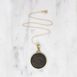 East India Co. 1808 Coin in Gold Necklace