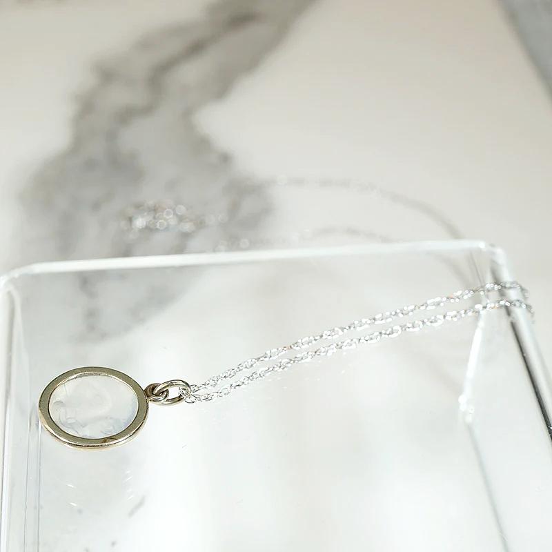 Serene Man in the Moon Moonstone Pendant