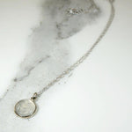 Serene Man in the Moon Moonstone Pendant
