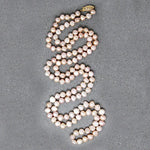 Opera Length Pink Freshwater Pearl Necklace