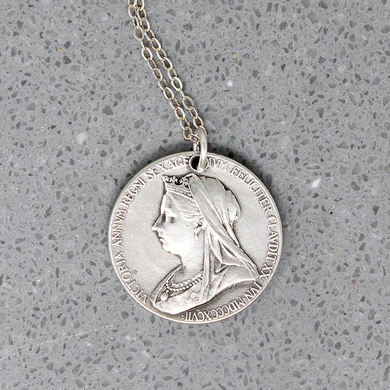 Queen Victoria Diamond Anniversary Silver Coin