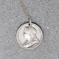 Queen Victoria Diamond Anniversary Silver Coin