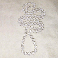 Superb Long Crystal Flapper Bead Necklace