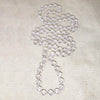 Superb Long Crystal Flapper Bead Necklace