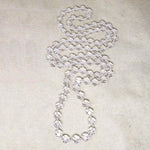 Superb Long Crystal Flapper Bead Necklace
