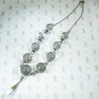 Ethereal Rock Crystal Sphere Necklace