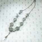 Ethereal Rock Crystal Sphere Necklace