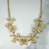Golden Garland Pearl & Diamond Flora Necklace
