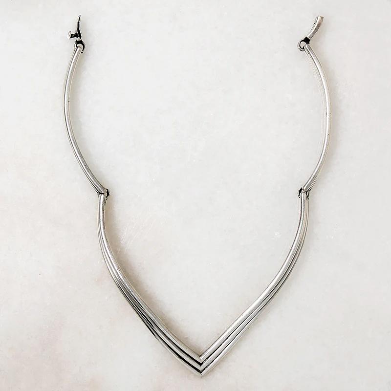 Mexican Modernist "V" Collar from Salvador Terán