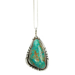 Vintage Turquoise Silver Pendant