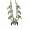Extraordinary Navajo Bear Claw & Gem Necklace