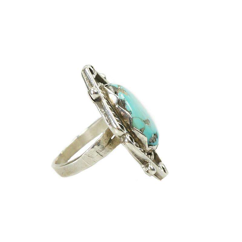 Vintage American Silver and Turquoise Ring