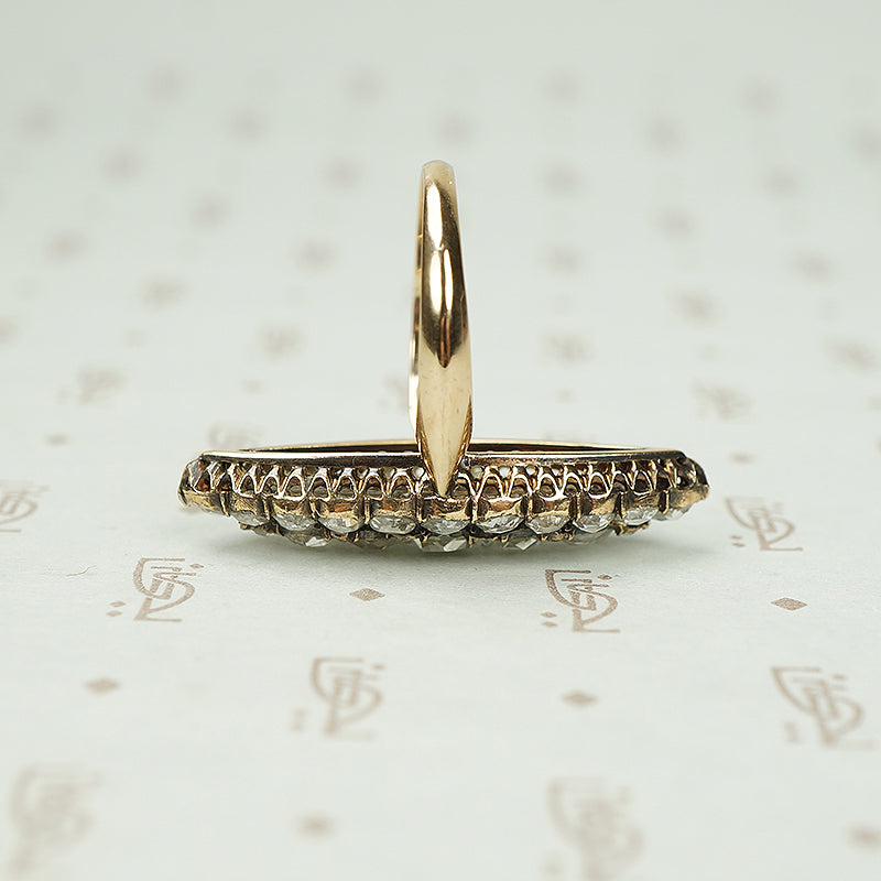 The Best Sparkling Navette Rose Cut Diamond Ring