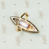 The Best Sparkling Navette Rose Cut Diamond Ring
