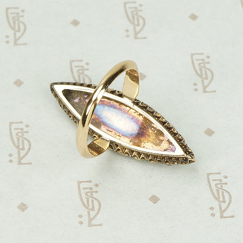 The Best Sparkling Navette Rose Cut Diamond Ring