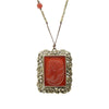 A Carnelian and Cut Steel Knotted Necklace by Ancient Influences