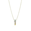 The Perfect Victorian Necklace: Topaz Emerald Ruby and Rose Cut Diamonds a Harelquin of colors