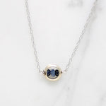 Sapphire O White Gold Necklace by brunet