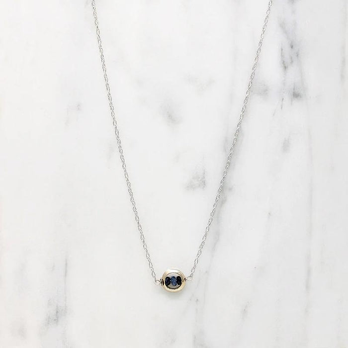 Sapphire O White Gold Necklace by brunet