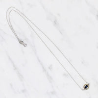 Sapphire O White Gold Necklace by brunet