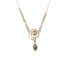 The Rose Gold Labyrinth Necklace by Ancient Influences - Gem Set Love