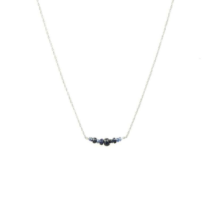 The Olio Arc Necklace in Blue Sapphires by brunet