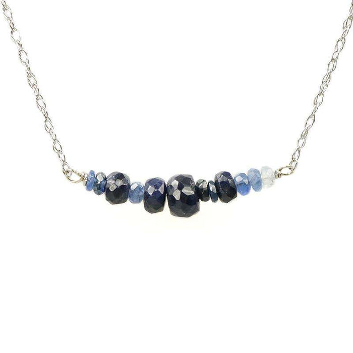 The Olio Arc Necklace in Blue Sapphires by brunet