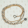 The Long Niello and Rose Gold Chain