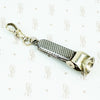 checkerboard niello cigar cutter on fob hook