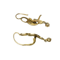 Art Nouveau Diamond Drop Earrings