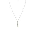 Edwardian Necklace in Platinum with Natural Pearl & Diamonds