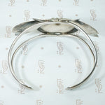 NYE Sterling Dogwood Blossom Cuff