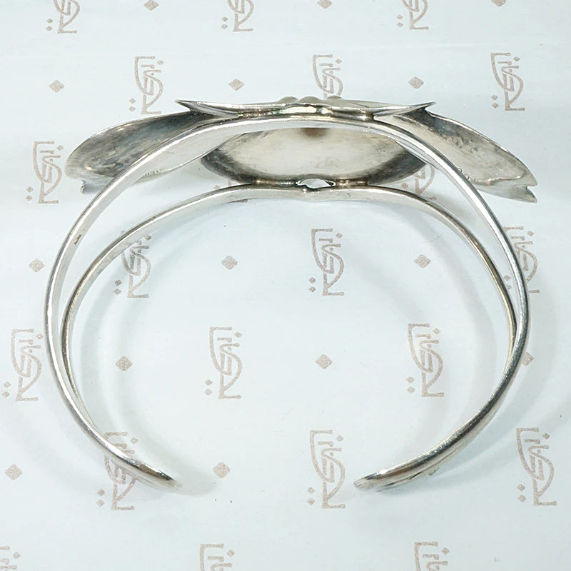 NYE Sterling Dogwood Blossom Cuff