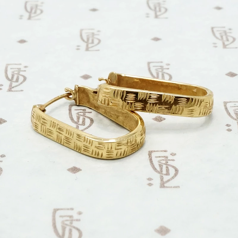 1960's gold hoops
