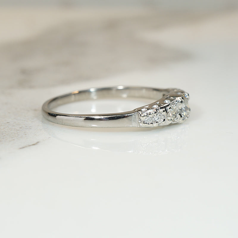 1930's Platinum OEC Diamond Ring
