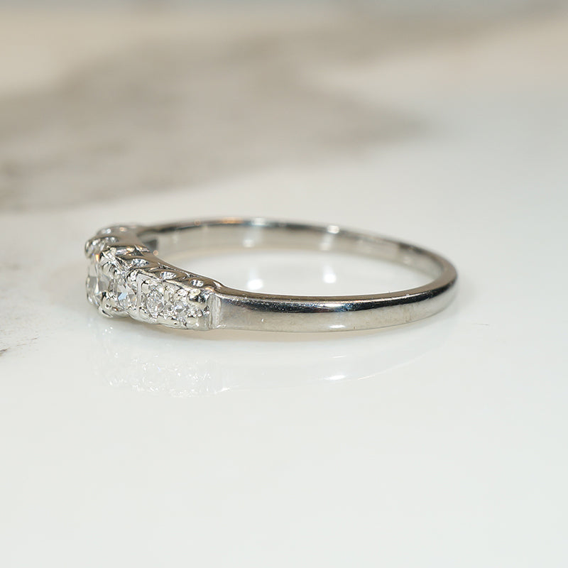 1930's Platinum OEC Diamond Ring