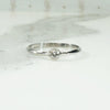 Dainty Diamond Solitaire Platinum Engagement Ring