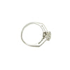 Vintage Platinum and Old Mine Cut Diamond Engagement Ring