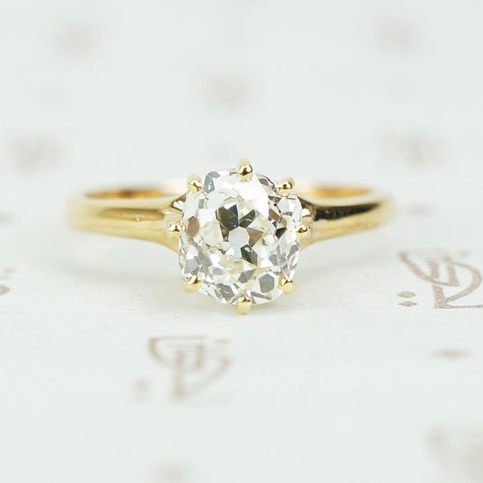 The Cupcake Diamond Solitaire c.1870