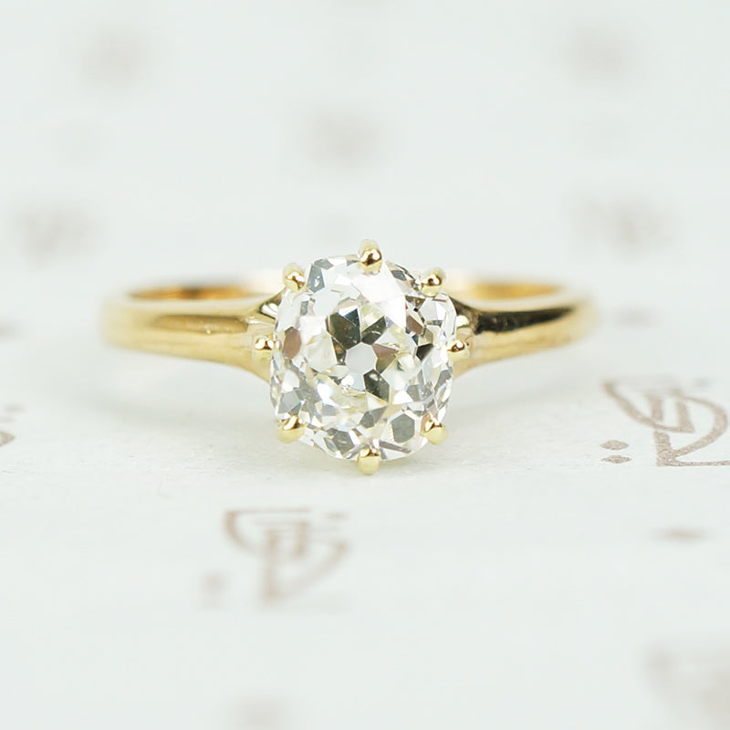 The Cupcake Diamond Solitaire c.1870